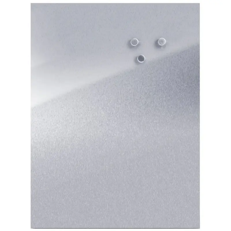 Szybka wysyłka Tablica magnetyczna na notatki INOX + 3 magnesy, 60x80 cm, ZELLER