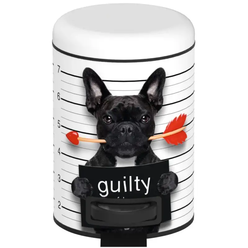 Dostępne od ręki Kosz łazienkowy GUILTY DOG, 3 litry, WENKO