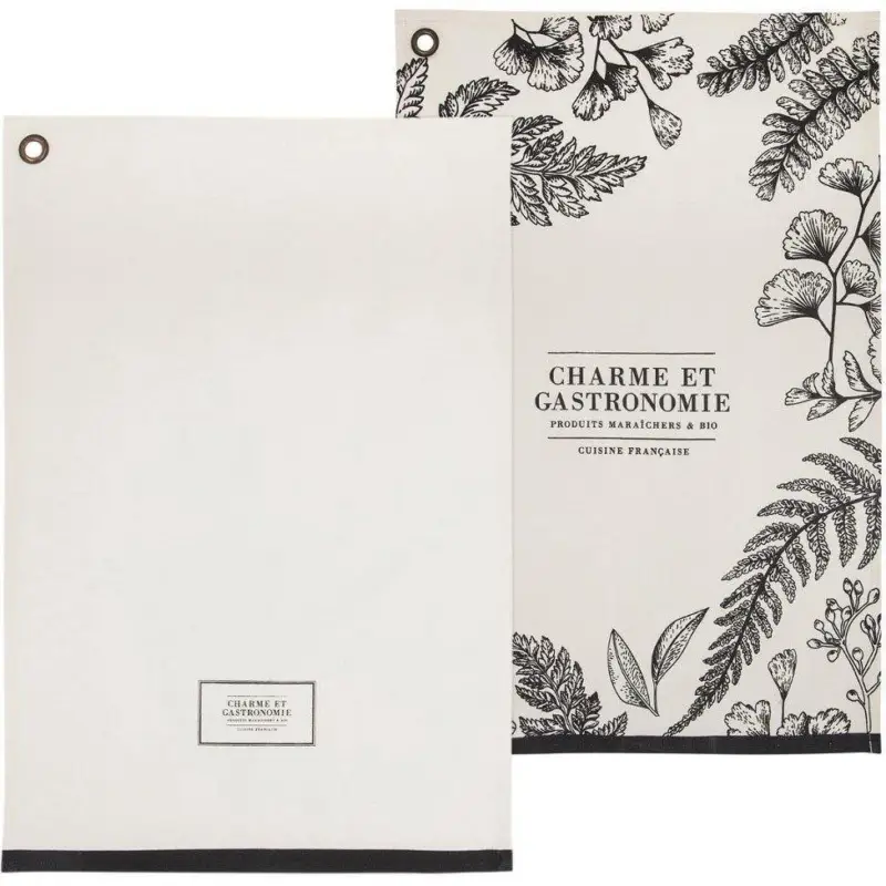 Oferta czasowa 2 x Ręcznik kuchenny MANOIR - 70 x 45 cm, bawełna, 2 szt w zestawie