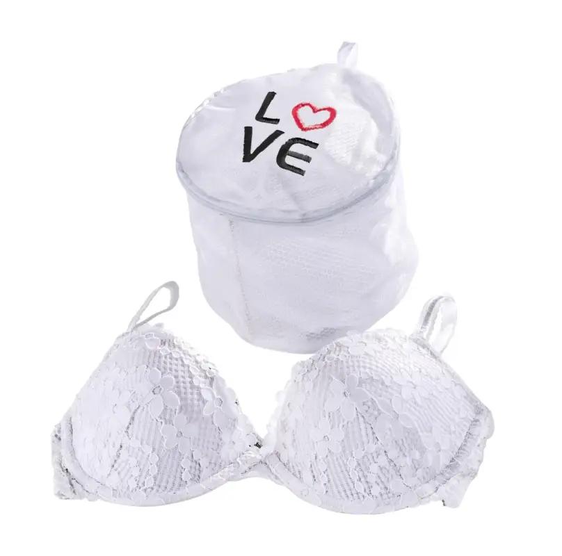Siatka do prania biustonosza LOVE, Ø 16 cm Nowy
