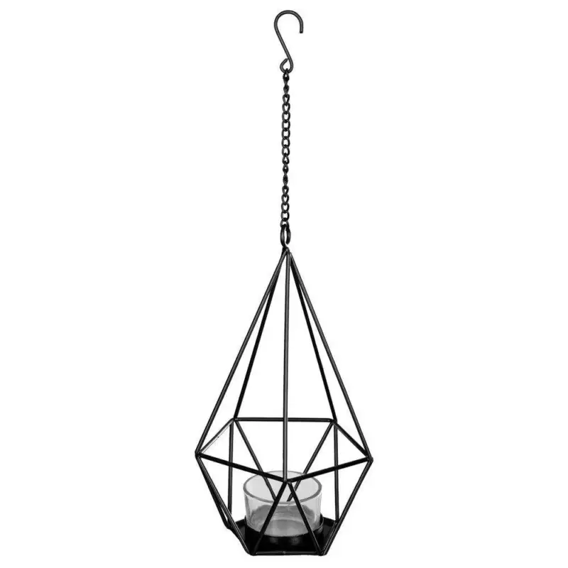 Kup online Lampion na świece dekoracyjny, designerski świecznik metalowy na tealighty