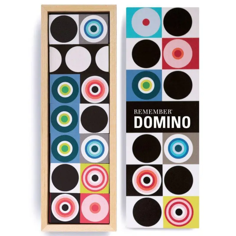Dodaj do koszyka Domino drewniane, gra w nowoczesnej odsłonie, REMEMBER