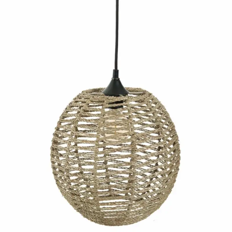 Klosz z trawy morskiej JADA, lampa sufitowa, Ø 35 cm Tani