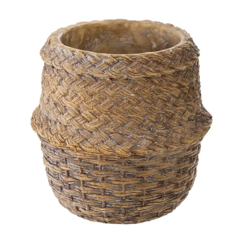 Bezpieczna płatność Osłonka na rośliny cementowa, 13 cm, imitacja trawy morskiej