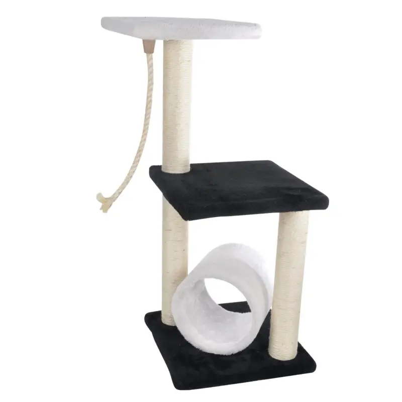Drapak dla kota z platformą i tunelem, 85 cm Rabat