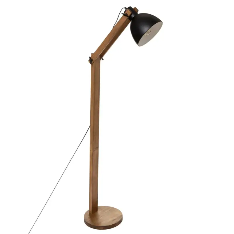 Promocja Lampa stojąca CUBA, 158 cm, drewniana
