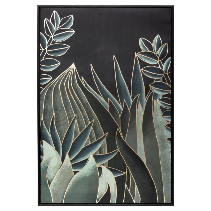 Hit cenowy Plakat w ramie JUNGLE, 60 x 90 cm, zielone liście
