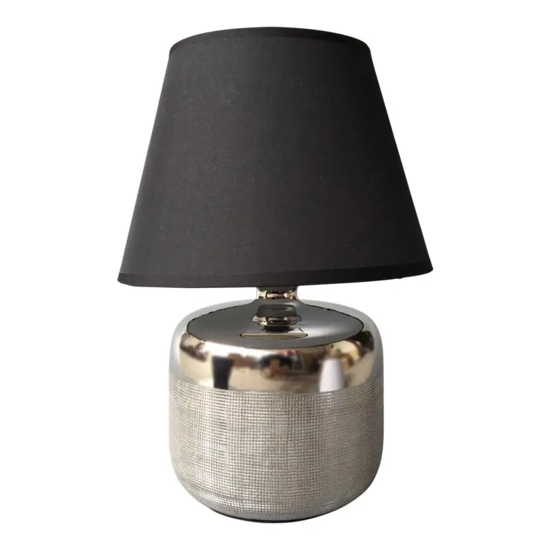 Popularny Lampa stołowa z abażurem, Ø 25 cm, ceramika