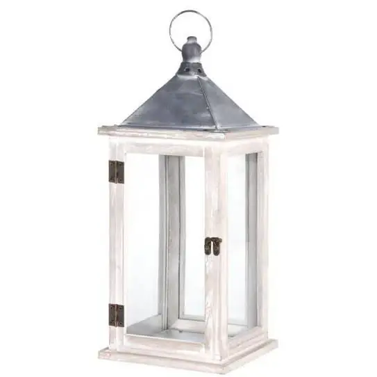 Lampion drewniany, 41 cm Oferta