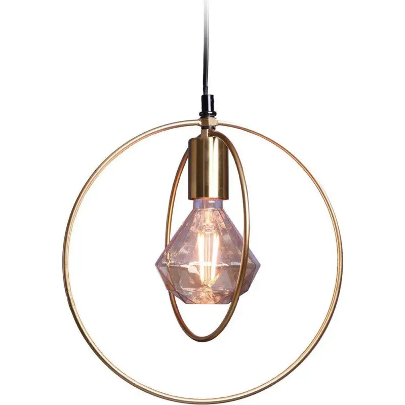 Tylko do końca tygodnia Lampa wisząca okrągła, 2 obręcze, 32 cm