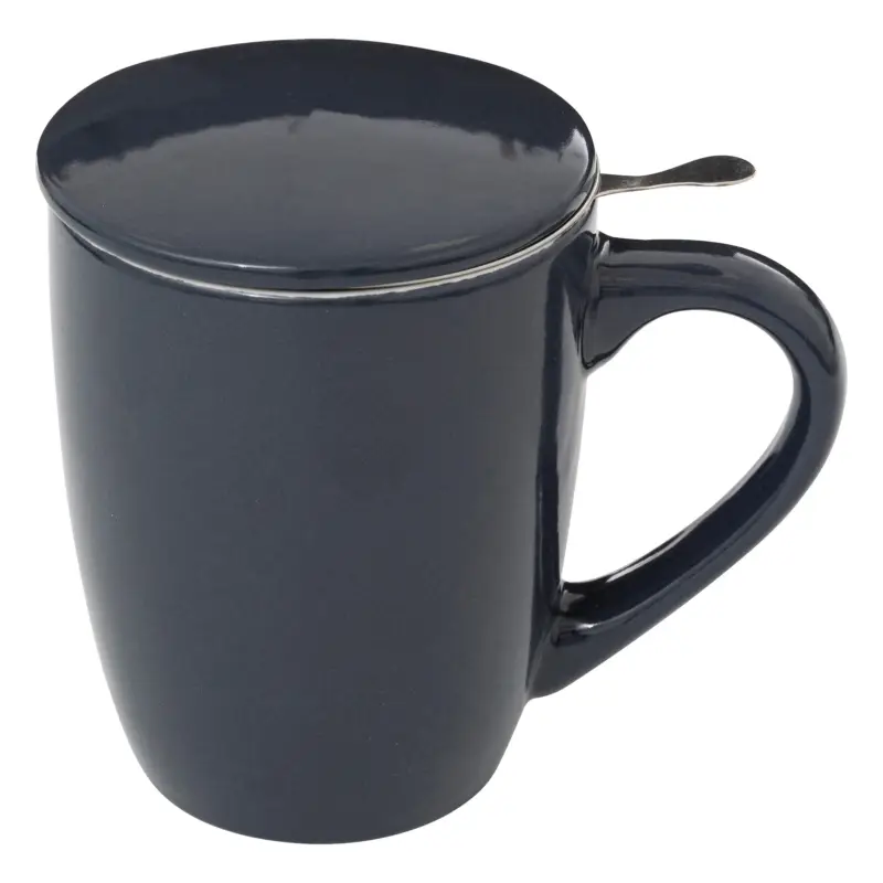 Kubek ceramiczny z sitkiem na herbatę liściasta, 320 ml Taniej