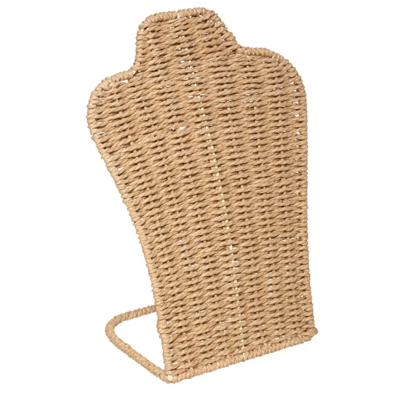 Bezpieczne zakupy Pleciony stojak na biżuterię WONDERLY ROPE