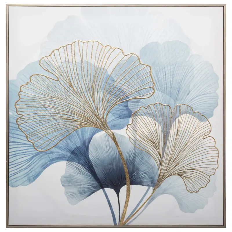 Ozdobny print w ramie GINKGO 62 x 62 cm Ograniczona ilość