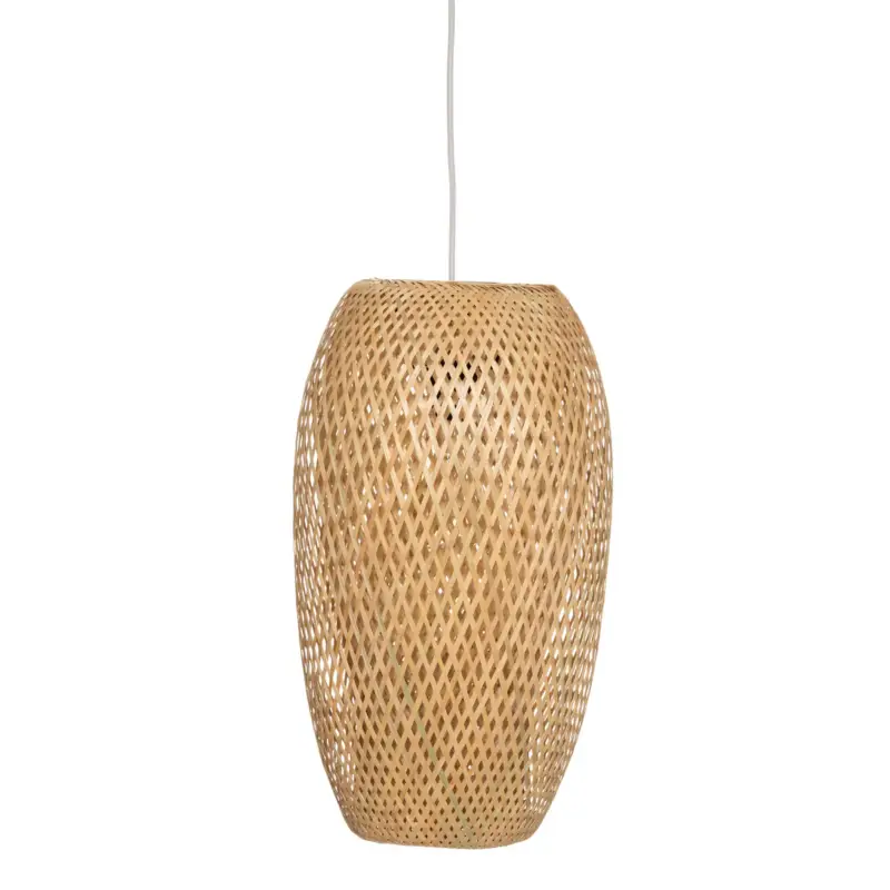 Bezpieczne zakupy Lampa wisząca bambus JOYCE, Ø 25 cm