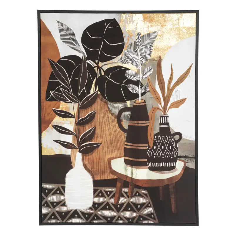 Do wyczerpania zapasów Plakat ścienny w ramie Stolik z kwiatami, 58 x 78 cm