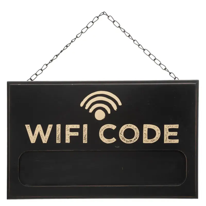 Darmowa dostawa Tablica kredowa czarna WIFI CODE, 35 x 22 cm