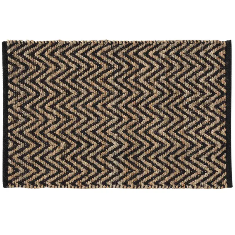 Kup teraz Wycieraczka z juty i bawełny ZIGZAG, 60 x 90 cm