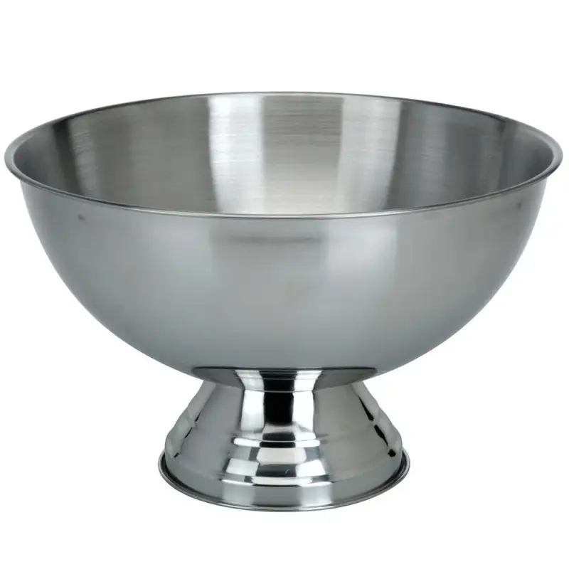 Bezpieczna płatność Miska ze stali nierdzewnej - na owoce, poncz - 38 cm, matowa