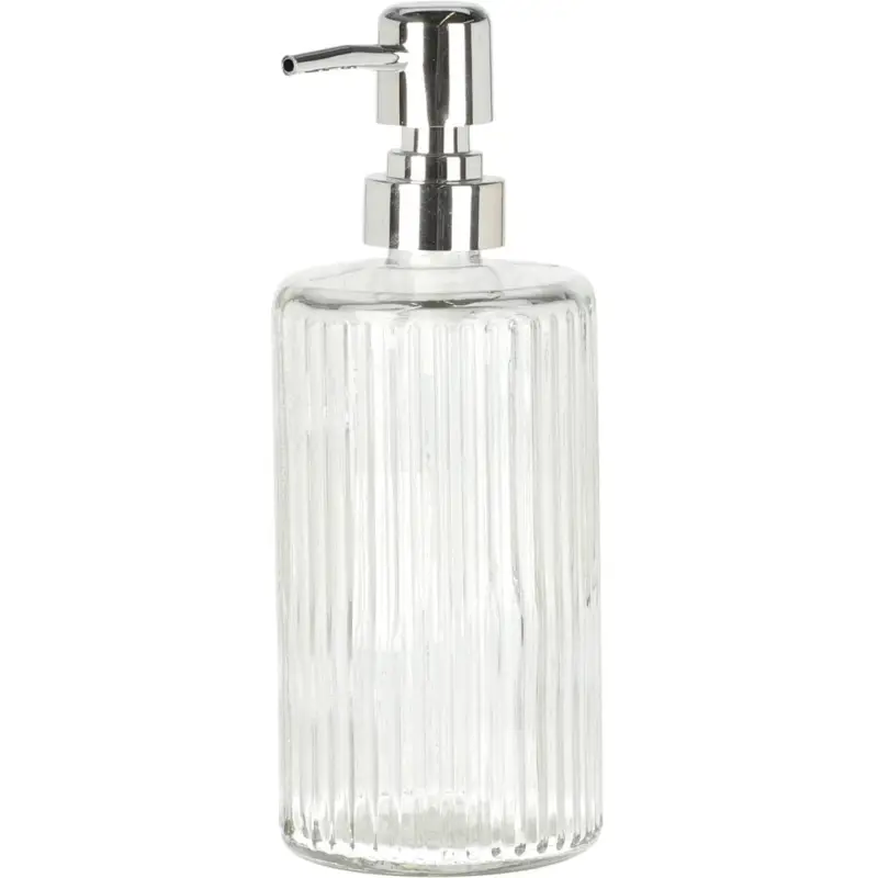 Dozownik do mydła, szklany pojemnik z dozownikiem, 400 ml Tani
