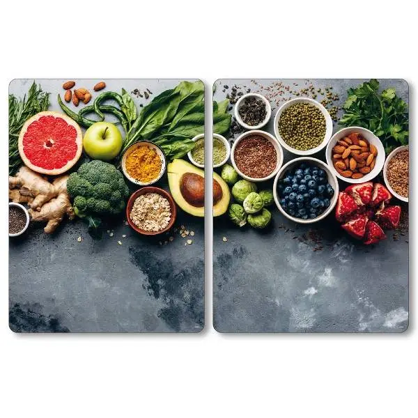 Promocja Szklane płyty ochronne na kuchenkę, 2 sztuki, Kesper, HEALTHY FOOD