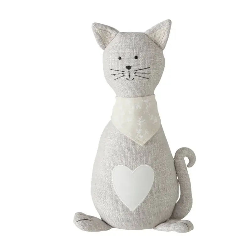 Stoper do drzwi Minka, kształt kota, 32 x 11 x 18 cm Oferta czasowa