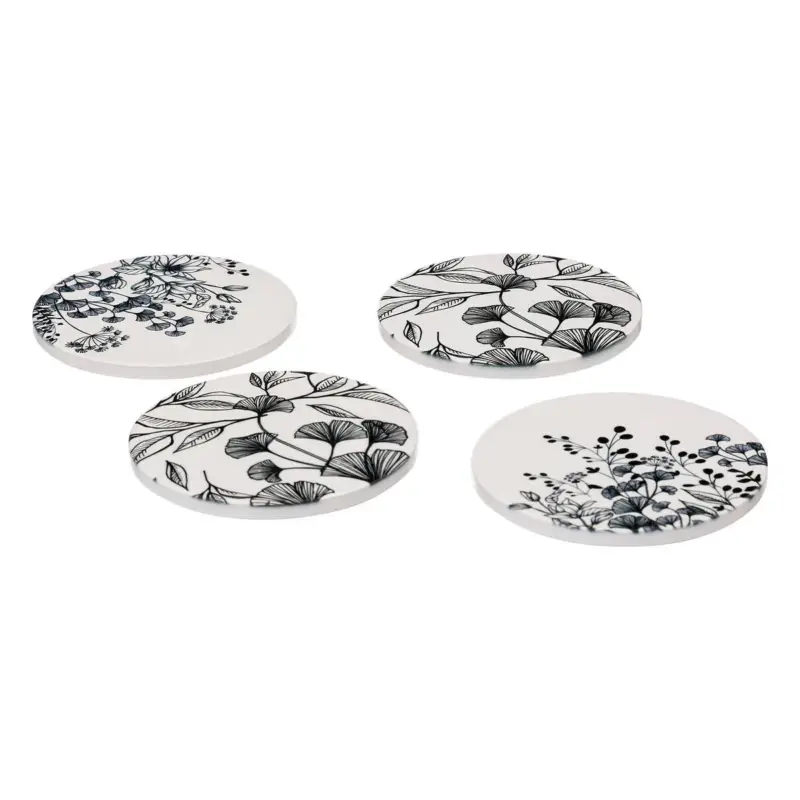 Hit sprzedaży Podkładki pod kubek FLORAL, Ø 10 cm