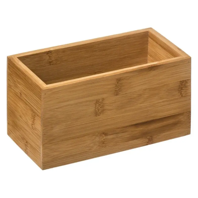 Szybka dostawa OUTLET Organizer do przechowywania, schowek, bambus, 18x9x9,5 cm