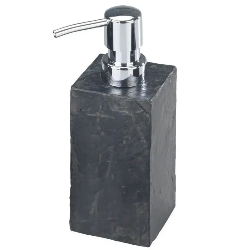 OUTLET Dozownik na mydło SLATE ROCK, WENKO, antracytowy Ekspresowa dostawa