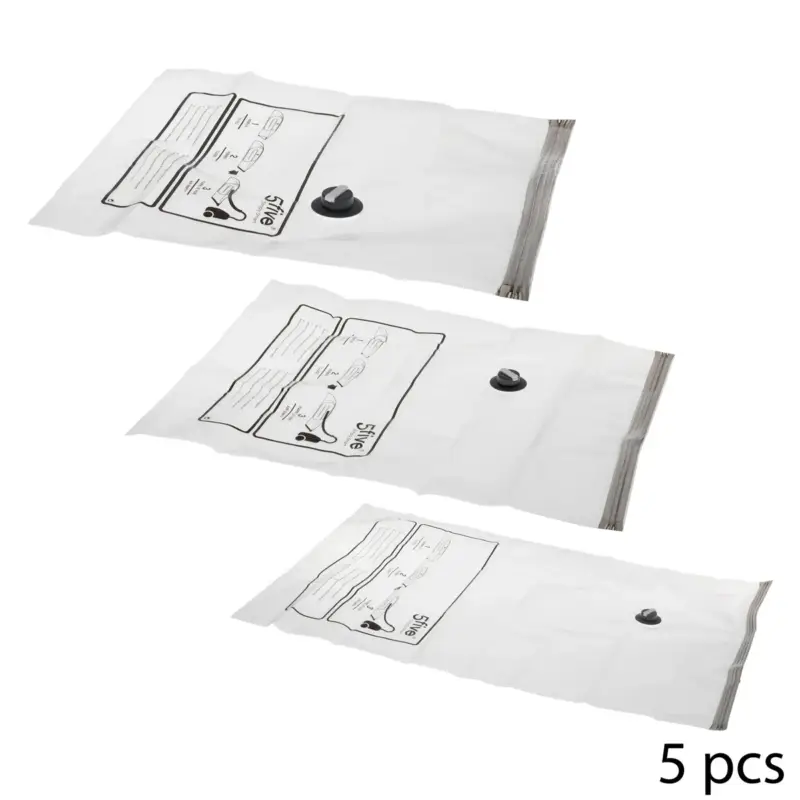 OUTLET Worki próżniowe na ubrania, 5 sztuk Oferta czasowa