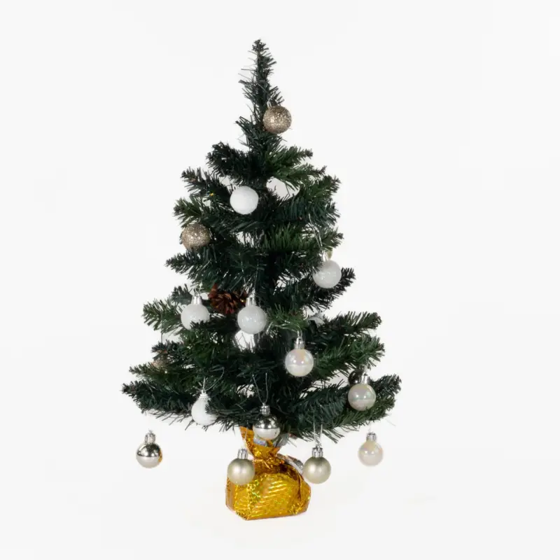 Stroik LED, choinka z przybraniem, 50 cm Rabat