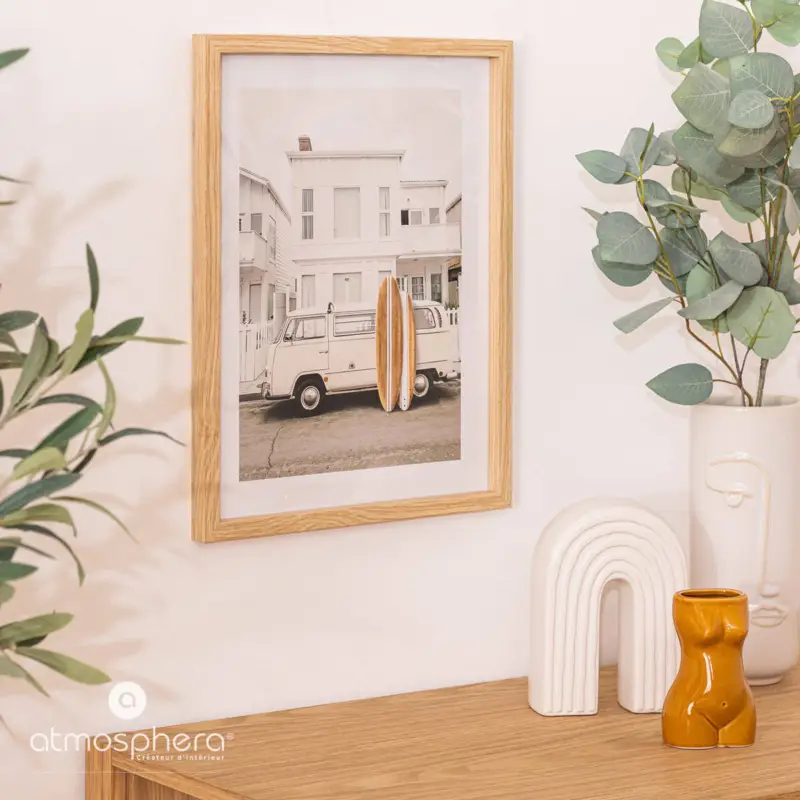 Plakat w ramie z retro samochodem VIVIEN, 30 x 40 cm Cena promocyjna