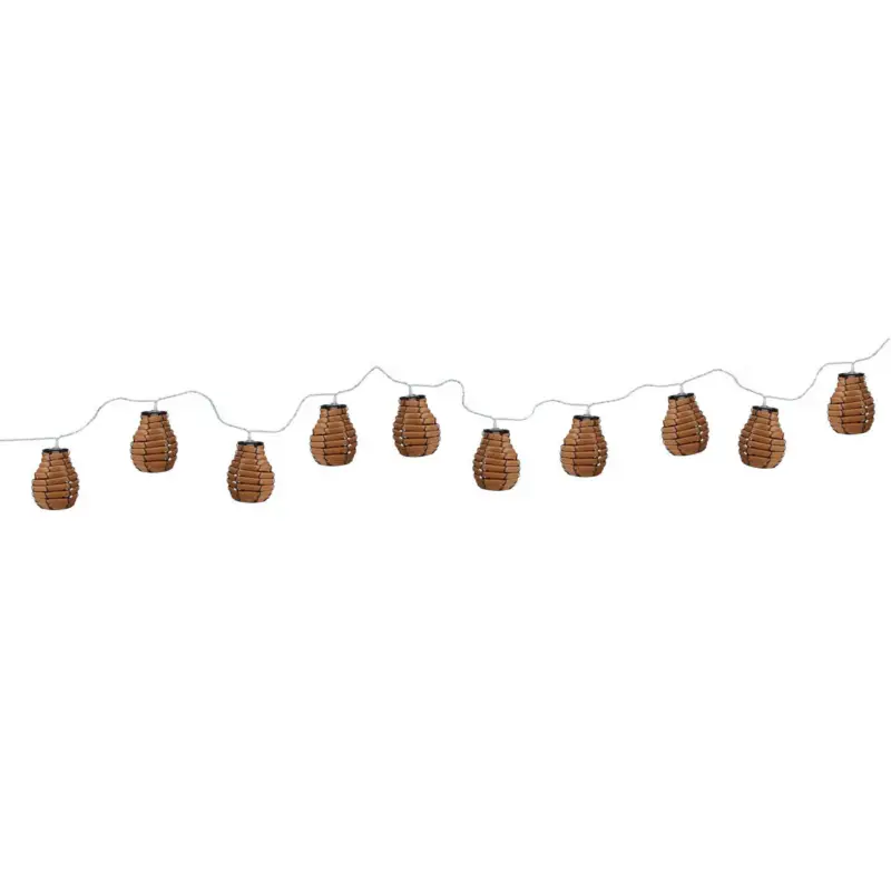 Girlanda świetlna, 10 rattanowych lampionów Tylko dziś