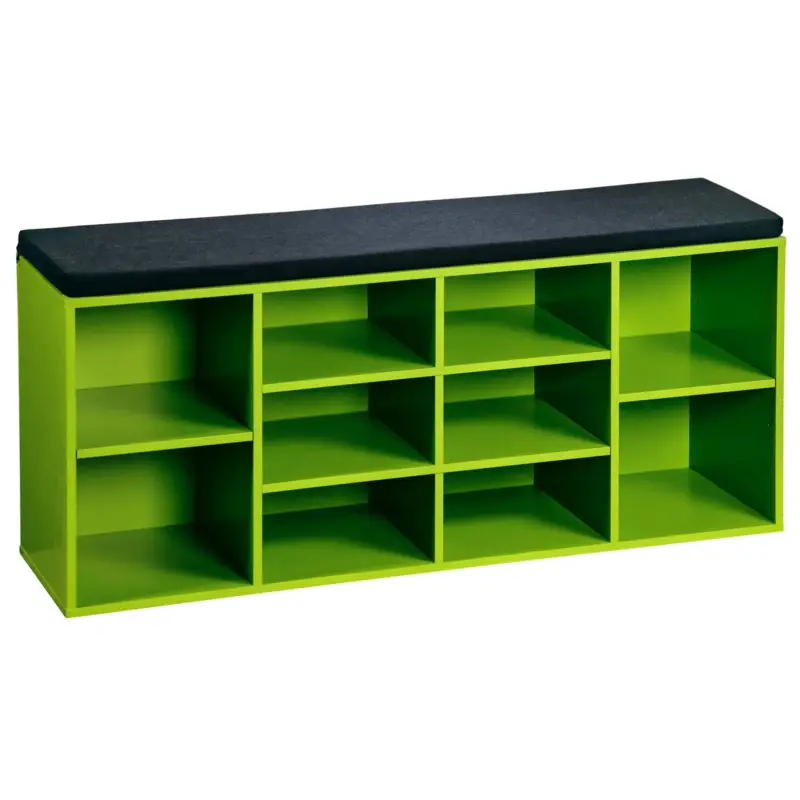 Szafka na 10 par butów, z siedziskiem, 103,5 x 48 cm Oferta czasowa
