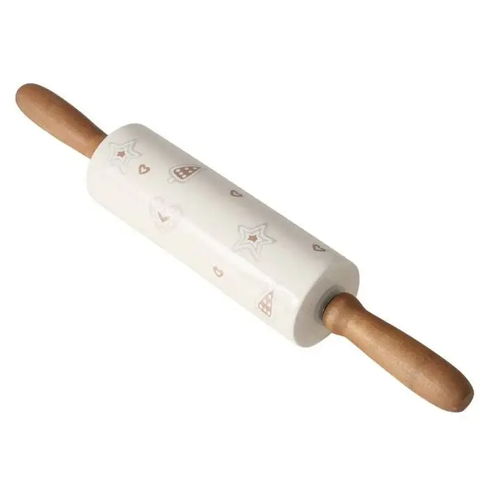 Wyprzedaż Ceramiczny wałek do ciasta obrotowy BAKERY