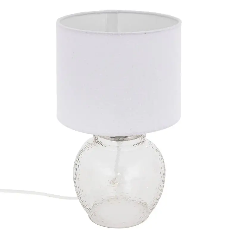 Sprawdź teraz Lampa stołowa szklana podstawa TEVE, 30 cm