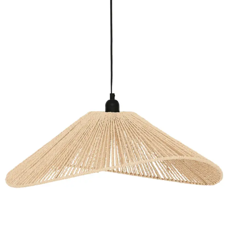Zniżka Lampa wisząca nad stół MYHA pleciony klosz, 58 cm