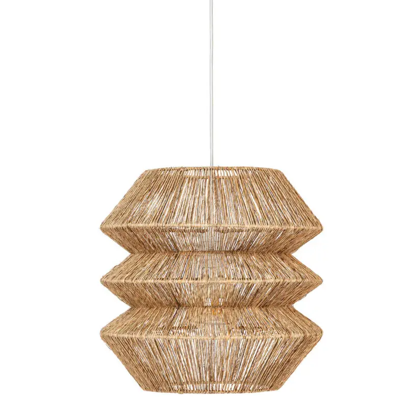 Zamów teraz Lampa wisząca nad stół LIZA klosz z plecionki juta, Ø 38 cm