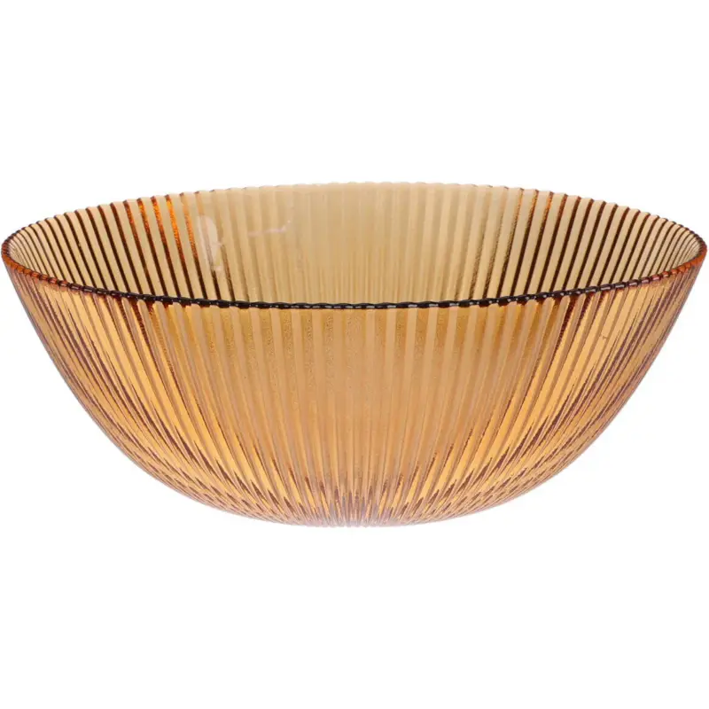 Bezpieczna płatność Prążkowana miska AMBER, Ø 21 cm