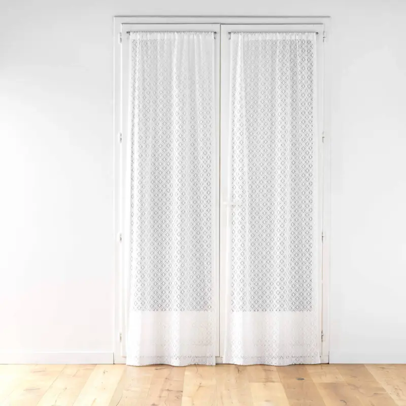 Hit sprzedaży Komplet dwóch firan ze wzorem, ODILA, 70 x 240 cm