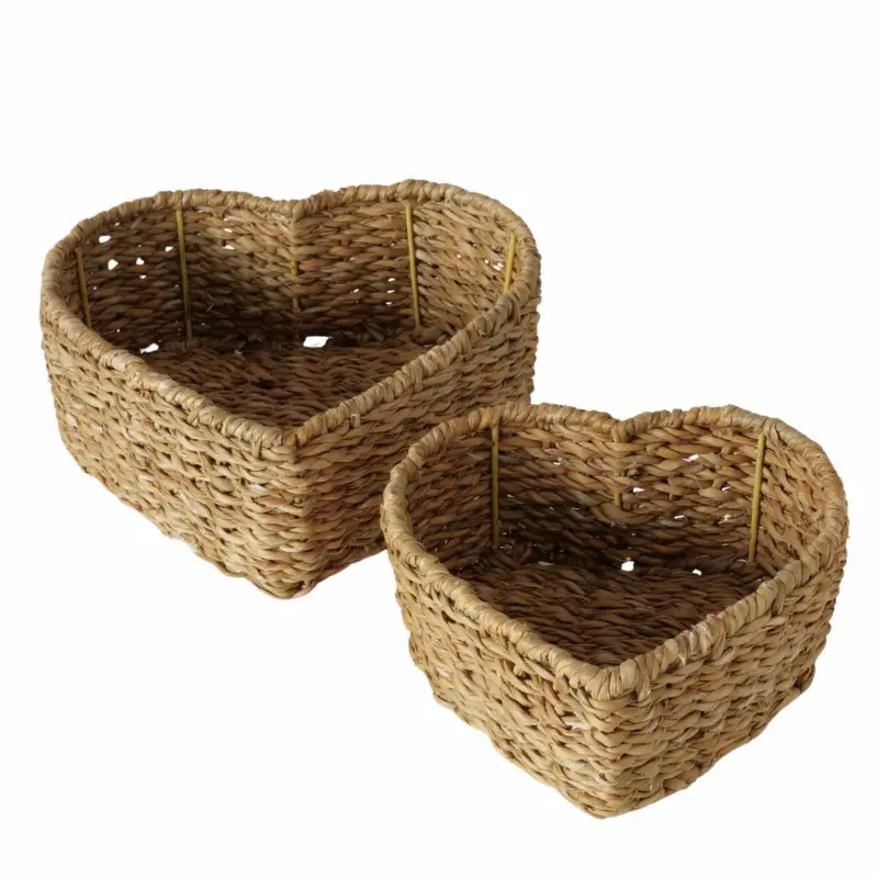 Koszyki dekoracyjne w kształcie serca LOVE, 2 szt. Oferta