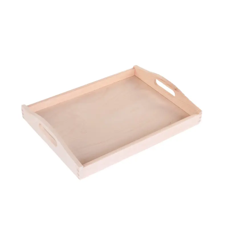 Cena promocyjna Drewniana taca do serwowania, 40 x 30 cm