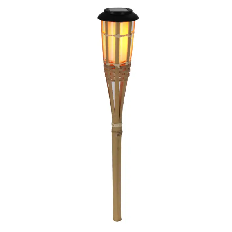 Zamów teraz Bambusowa lampa solarna wbijana pochodnia, 54 cm