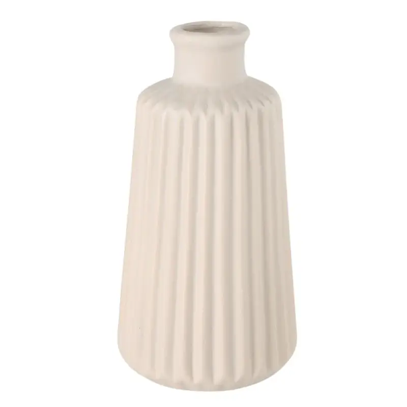 Wazon ceramiczny z tłoczonym wzorem ESKO, 17 cm Nowy