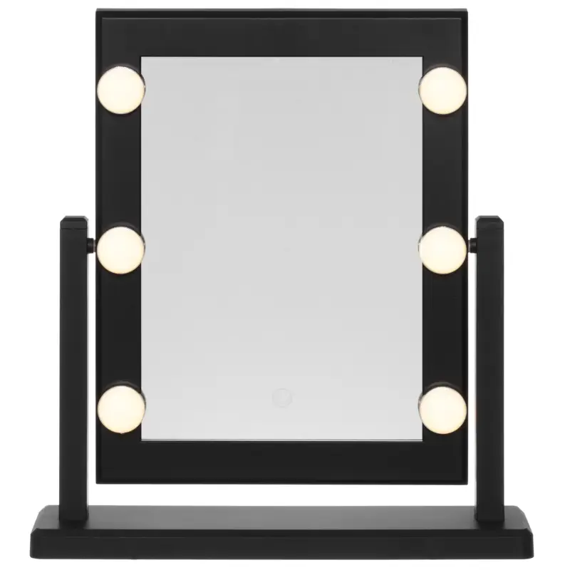 Lustro do makijażu z lampkami LED, 37 x 41 cm Premium