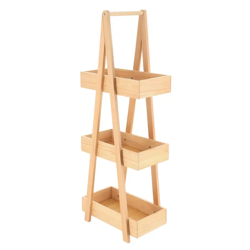 Hit sprzedaży Wąski regał bambusowy JAPANDI, Bambus/MDF, 19 x 30 x 81 cm