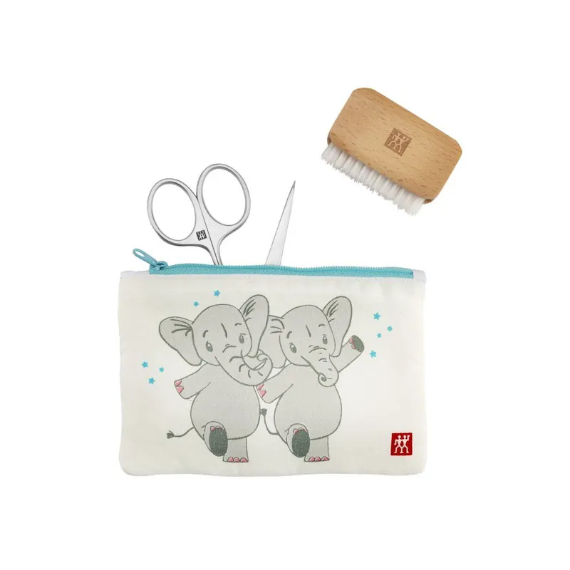 Zestaw do manicure dla dzieci BT TWINOX, 3 el., motyw słonia, Zwilling Ostatnie sztuki