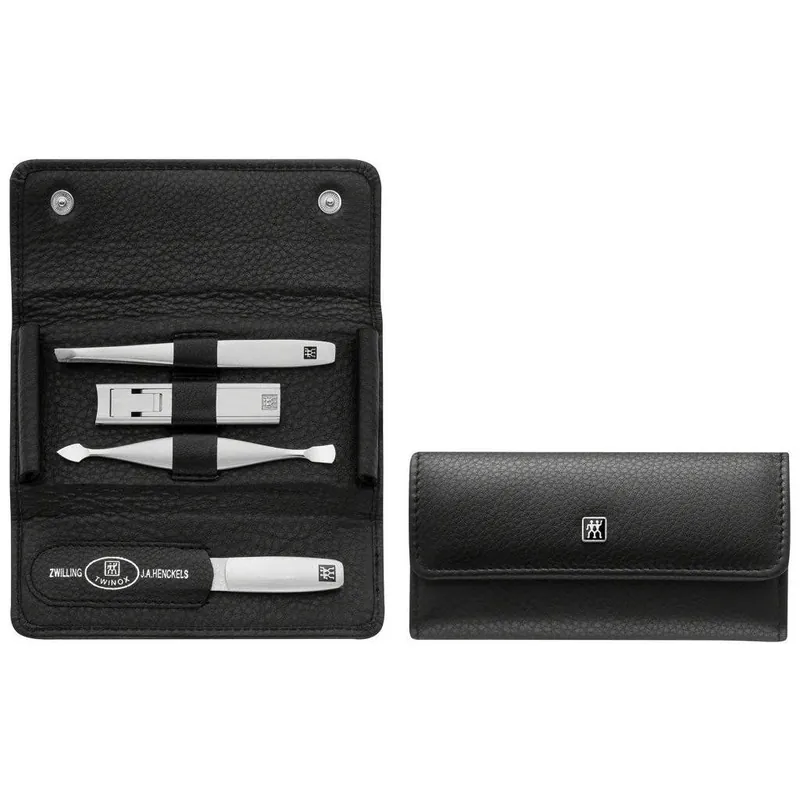 Zestaw do manicure BT TWINOX, 4 el., czarny, Zwilling Wyjątkowa oferta