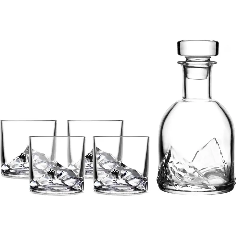 Szklanki do whisky z karafką w zestawie EVEREST, 5 el., Litton Promocja