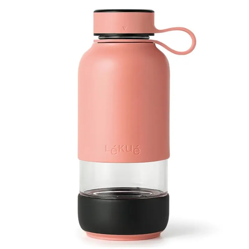 Butelka na wodę BOTTLE TO GO 600 ml, koralowa, Lékué Szybka dostawa