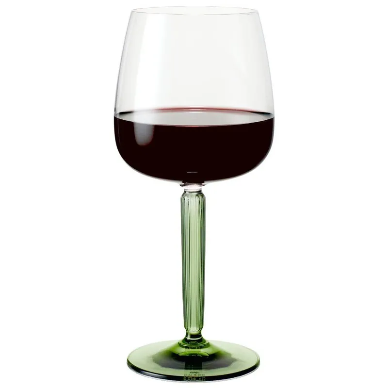 Kieliszek do czerwonego wina HAMMERSHOI, zestaw 2 szt., 490 ml, zielony, Kähler Popularny